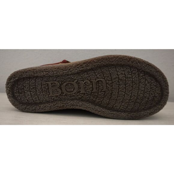 Born BR0027644 Women's Sz 6M Dark Red Distressed Calyn Suede Booties - Picture 8 of 15